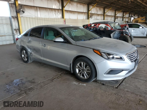 2017 Hyundai Sonata 2.4L with VIN 5NPE24AF7HH596295, listed as a Copart auction lot 51336055 with 109,265 mi miles and Salvage Title. Bid and sale history available at DreamBid. Image 4.