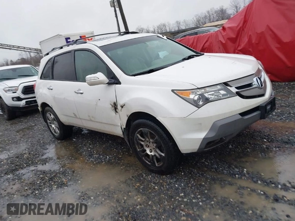 2007 Acura MDX Tech Pkg with VIN 2HNYD28317H536523, listed as a IAAI auction lot 41548021 with 284,460 mi miles. Bid and sale history available at carsss.com. Image 1.
