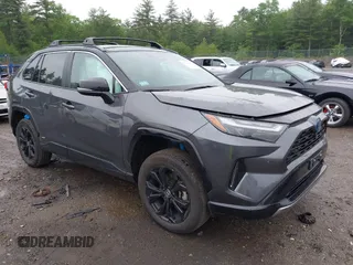2024 Toyota RAV4 Hybrid XSE with VIN 4T3E6RFV5RU142476, listed as a IAAI auction lot 42524206 with 11,852 mi miles and . Bid and sale history available at DreamBid. Image 1.
