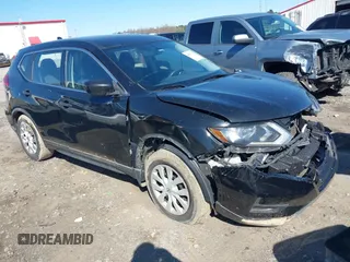 2017 Nissan Rogue SV with VIN KNMAT2MV0HP563632, listed as a IAAI auction lot 41827113 with 193,323 mi miles and . Bid and sale history available at carsss.com. Image 1.