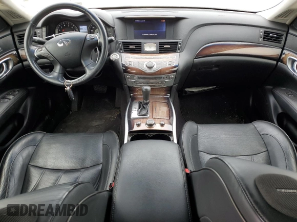 2012 Infiniti M37 with VIN JN1BY1AR5CM395605, listed as a Copart auction lot 83316794 with 64,201 mi miles and Salvage Title. Bid and sale history available at carsss.com. Image 8.