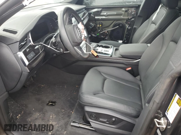 2023 Audi Q8 Premium Plus with VIN WA1EVBF12PD035302, listed as a Copart auction lot 64756094 with 8,615 mi miles and Salvage title. Bid and sale history available at DreamBid. Image 7.