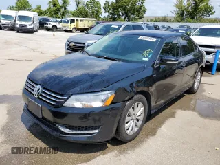 2015 Volkswagen Passat 1.8T Wolfsburg Ed with VIN 1VWAT7A39FC032267, listed as a Copart auction lot 65000884 with 139,365 mi miles and Salvage Title. Bid and sale history available at carsss.com. Image 1.