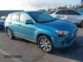 2014 Mitsubishi Outlander Sport ES with VIN 4A4AP3AU4EE008172, listed as a IAAI auction lot 42134539 with 126,478 mi miles. Bid and sale history available at carsss.com. Image 1.