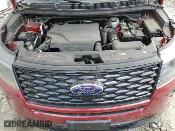 2018 Ford Explorer Sport with VIN 1FM5K8GT2JGB04928, listed as a Copart auction lot 49405445 with 75,708 mi miles and Clean Title. Bid and sale history available at DreamBid. Image 12.