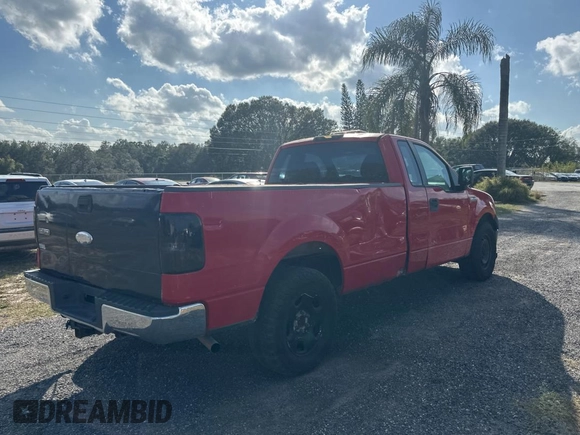 2007 Ford F-150 XL with VIN 1FTRF12W47KB40354, listed as a Copart auction lot 87468204 with 347,761 mi miles and Clean title. Bid and sale history available at DreamBid. Image 4.