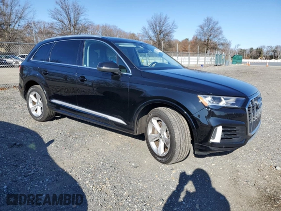 2020 Audi Q7 Premium with VIN WA1AXAF73LD003895, listed as a Copart auction lot 82873634 with 86,288 mi miles and Clean Title. Bid and sale history available at carsss.com. Image 4.