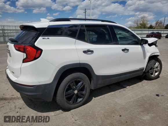 2020 GMC Terrain SLE z VIN 3GKALTEV0LL204536, wystawiony jako Copart lot #54000265 z przebiegiem 61 666 mil mil oraz Szkody całkowita. Historia ofert i sprzedaży dostępna na DreamBid. Obrazek 3.