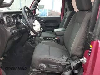 2021 Jeep Wrangler Sport S with VIN 1C4GJXAG3MW858730, listed as a Copart auction lot 44279865 with 25,857 mi miles and Salvage Title. Bid and sale history available at DreamBid. Image 7.