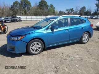 2018 Subaru Impreza Premium with VIN 4S3GTAB63J3743300, listed as a Copart auction lot 50351315 with 84,683 mi miles and Salvage Title. Bid and sale history available at carsss.com. Image 1.