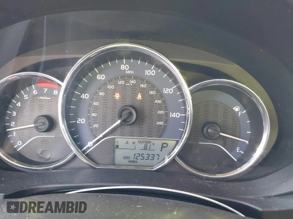 2016 Toyota Corolla L z VIN 2T1BURHE8GC542075, wystawiony jako IAAI lot #41904525 z przebiegiem 125 337 mil mil oraz . Historia ofert i sprzedaży dostępna na DreamBid. Obrazek 7.