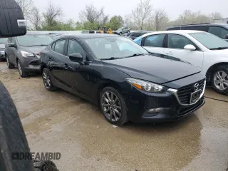 2018 Mazda 3 Touring with VIN 3MZBN1V37JM182214, listed as a Copart auction lot 50161804 with 103,456 mi miles and Salvage Title. Bid and sale history available at DreamBid. Image 4.