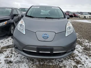 2015 Nissan LEAF SV with VIN 1N4AZ0CP5FC332953, listed as a Copart auction lot 39087903 with 61,605 mi miles. Bid and sale history available at carsss.com. Image 5.