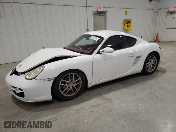 2008 Porsche 718 Cayman z VIN WP0AA298X8U760964, wystawiony jako Copart lot #87728165 z przebiegiem 93 914 mil mil oraz Szkoda całkowita • Salvage title. Historia ofert i sprzedaży dostępna na DreamBid. Obrazek 1.