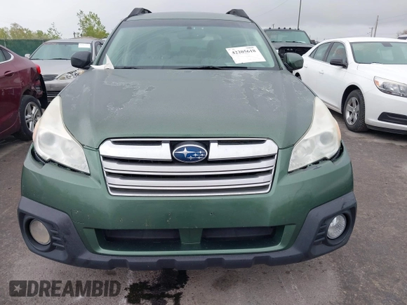 2013 Subaru Outback Premium with VIN 4S4BRCCC5D3243602, listed as a IAAI auction lot 42205618 with 221,350 mi miles and . Bid and sale history available at carsss.com. Image 6.