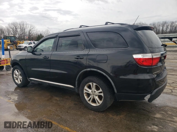 2012 Dodge Durango Crew with VIN 1C4RDJDG3CC158683, listed as a Copart auction lot 49988005 with 172,748 mi miles and Salvage Title. Bid and sale history available at DreamBid. Image 2.
