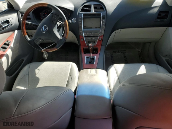 2007 Lexus ES 350 with VIN JTHBJ46G672004309, listed as a Copart auction lot 46984865 with 163,434 mi miles and Salvage Title. Bid and sale history available at carsss.com. Image 8.