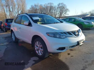 2012 Nissan Murano SL with VIN JN8AZ1MW9CW240149, listed as a IAAI auction lot 41791338 with 135,987 mi miles and . Bid and sale history available at DreamBid. Image 1.