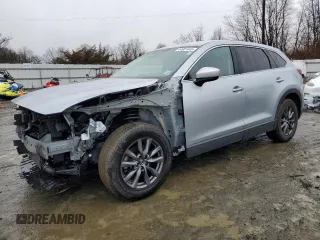2022 Mazda CX-9 Touring with VIN JM3TCBCY4N0607180, listed as a Copart auction lot 44981445 with 51,273 mi miles and Salvage Title. Bid and sale history available at carsss.com. Image 1.