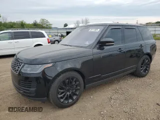 2019 Land Rover Range Rover HSE z VIN SALGS2SV5KA533139, wystawiony jako Copart lot #59111925 z przebiegiem 49 240 mil mil oraz Szkoda całkowita • Salvage title. Historia ofert i sprzedaży dostępna na DreamBid. Obrazek 1.