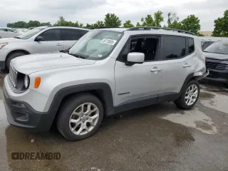 2018 Jeep Renegade Latitude with VIN ZACCJABB1JPJ22292, listed as a Copart auction lot 59715605 with 100,800 mi miles and Salvage title. Bid and sale history available at DreamBid. Image 1.