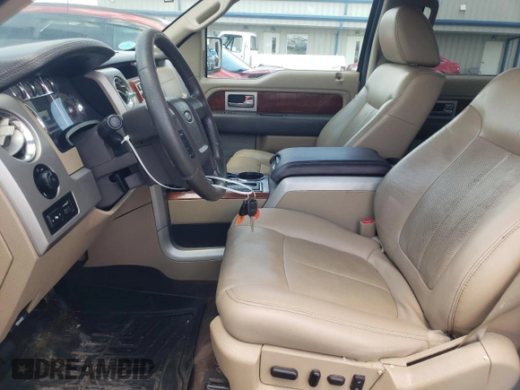 2009 Ford F-150 XL with VIN 1FTPW14V09FB25728, listed as a Copart auction lot 61993255 with 342,183 mi miles and Salvage title. Bid and sale history available at DreamBid. Image 7.