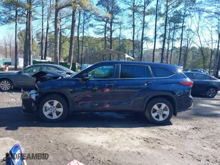 2023 Toyota Highlander L with VIN 5TDKDRBH2PS514850, listed as a IAAI auction lot 41620754 with 21,817 mi miles. Bid and sale history available at carsss.com. Image 14.