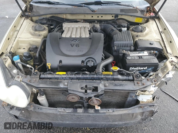2003 Hyundai Sonata GLS with VIN KMHWF35H23A803752, listed as a Copart auction lot 79953044 with 105,538 mi miles and Salvage Title. Bid and sale history available at carsss.com. Image 11.