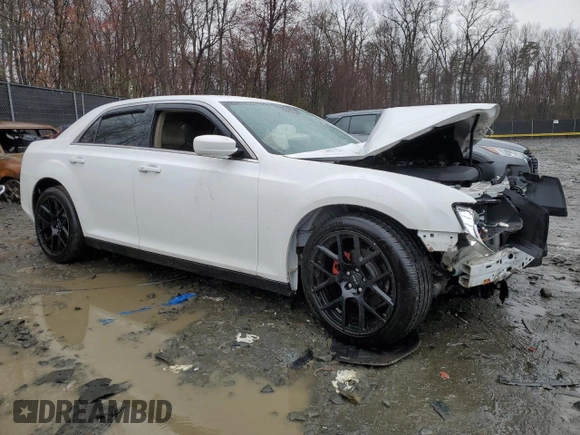 2014 Chrysler 300 with VIN 2C3CCAAG9EH220962, listed as a Copart auction lot 50190485 with 129,098 mi miles and Salvage Title. Bid and sale history available at carsss.com. Image 4.