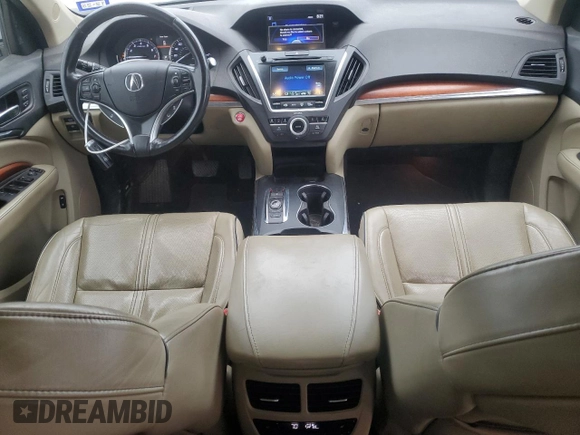 2017 Acura MDX Advance with VIN 5FRYD4H88HB032716, listed as a Copart auction lot 54551095 with 210,131 mi miles and Clean Title. Bid and sale history available at DreamBid. Image 8.