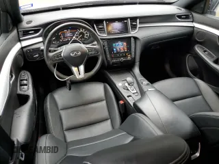 2021 Infiniti QX50 Luxe with VIN 3PCAJ5BB9MF112350, listed as a Copart auction lot 45912815 with 33,802 mi miles and Salvage Title. Bid and sale history available at DreamBid. Image 8.