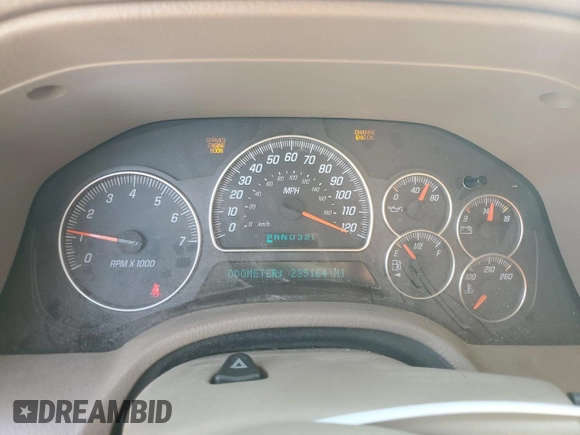 2004 GMC Envoy SLT with VIN 1GKDS13S042311327, listed as a Copart auction lot 42736995 with 235,164 mi miles and Salvage Title. Bid and sale history available at carsss.com. Image 9.