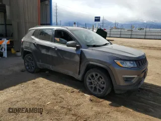 2021 Jeep Compass 80th Anniversary with VIN 3C4NJDEB5MT601983, listed as a Copart auction lot 47043205 with Not provided miles and Salvage title. Bid and sale history available at DreamBid. Image 4.