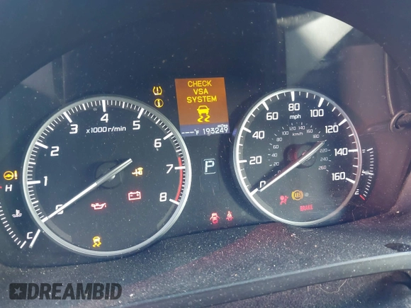 2013 Acura ILX Technology with VIN 19VDE1F79DE006835, listed as a IAAI auction lot 41396230 with 193,249 mi miles and . Bid and sale history available at DreamBid. Image 7.