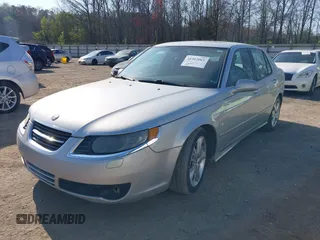 2007 Saab 9-5 Aero with VIN YS3EH49G373524055, listed as a IAAI auction lot 41902061 with 163,094 mi miles. Bid and sale history available at carsss.com. Image 2.