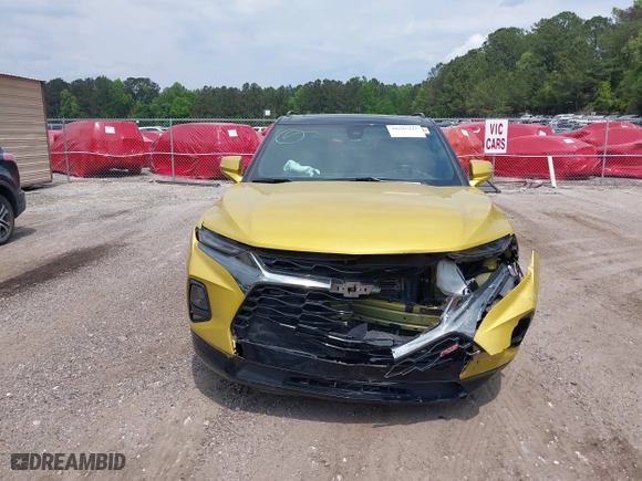 2022 Chevrolet Blazer RS with VIN 3GNKBERS9NS130659, listed as a IAAI auction lot 39295225 with 48,605 mi miles. Bid and sale history available at carsss.com. Image 12.