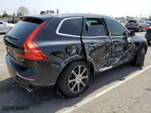 2018 Volvo XC60 Inscription with VIN YV4A22RLXJ1006596, listed as a Copart auction lot 56104994 with 66,872 mi miles and Salvage Title. Bid and sale history available at carsss.com. Image 3.