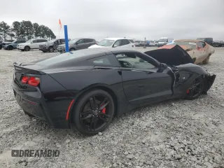 2015 Chevrolet Corvette Z51 1LT with VIN 1G1YG2D73F5109574, listed as a Copart auction lot 49244555 with 55,864 mi miles and Salvage Title. Bid and sale history available at carsss.com. Image 3.
