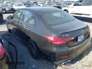 2025 Mercedes-Benz C 300 with VIN W1KAF4GB7SR257114, listed as a IAAI auction lot 42444525 with 256 mi miles and . Bid and sale history available at DreamBid. Image 3.