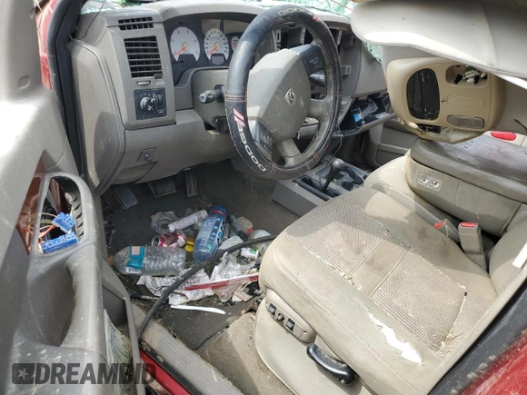 2006 Dodge Ram 2500 SLT with VIN 1D7KS28C26J234372, listed as a Copart auction lot 70235864 with 0 mi miles and Salvage Title. Bid and sale history available at carsss.com. Image 8.