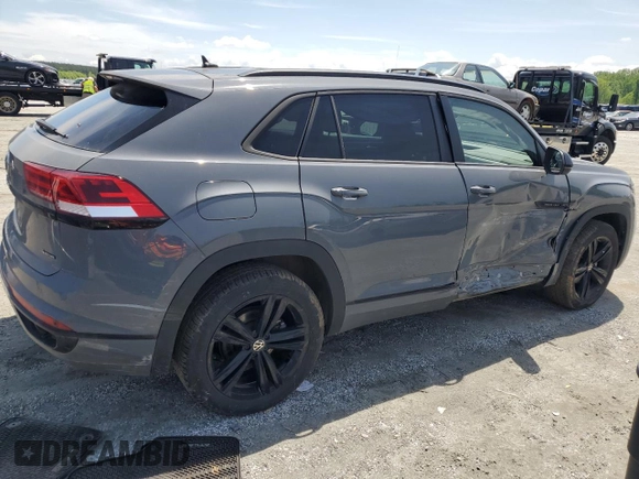 2023 Volkswagen Atlas 2.0T SEL R-Line Black z VIN 1V2SC2CA4PC211886, wystawiony jako Copart lot #54224875 z przebiegiem 23 819 mil mil oraz Szkoda całkowita • Salvage title. Historia ofert i sprzedaży dostępna na DreamBid. Obrazek 3.
