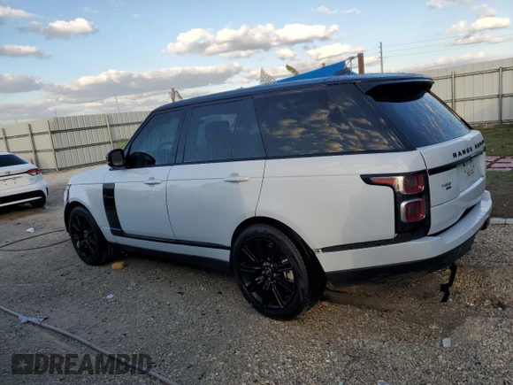 2021 Land Rover Range Rover with VIN SALGS4RY8MA447290, listed as a Copart auction lot 41995674 with 49,755 mi miles and . Bid and sale history available at DreamBid. Image 2.