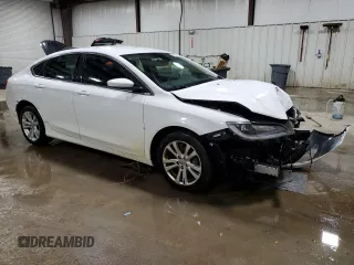 2015 Chrysler 200 Limited with VIN 1C3CCCAB6FN618445, listed as a Copart auction lot 50013715 with 122,156 mi miles and Salvage title. Bid and sale history available at DreamBid. Image 4.