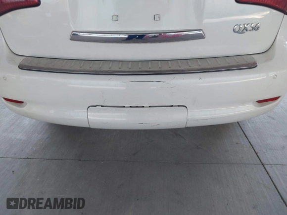 2012 Infiniti QX56 8-passenger with VIN JN8AZ2ND0C9715396, listed as a IAAI auction lot 41267602 with 206,630 mi miles and . Bid and sale history available at DreamBid. Image 19.