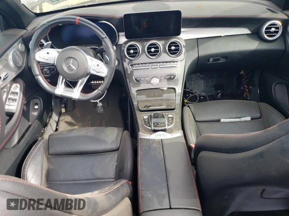 2020 Mercedes-Benz C 43 AMG with VIN WDDWK6EBXLF971158, listed as a Copart auction lot 71454264 with Not provided miles and Salvage title. Bid and sale history available at DreamBid. Image 8.