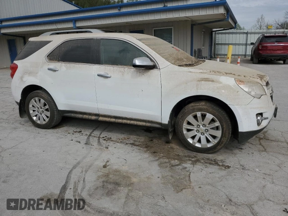 2010 Chevrolet Equinox LTZ with VIN 2CNFLGEYXA6362060, listed as a Copart auction lot 51641375 with Not Provided miles and Salvage Title. Bid and sale history available at DreamBid. Image 4.