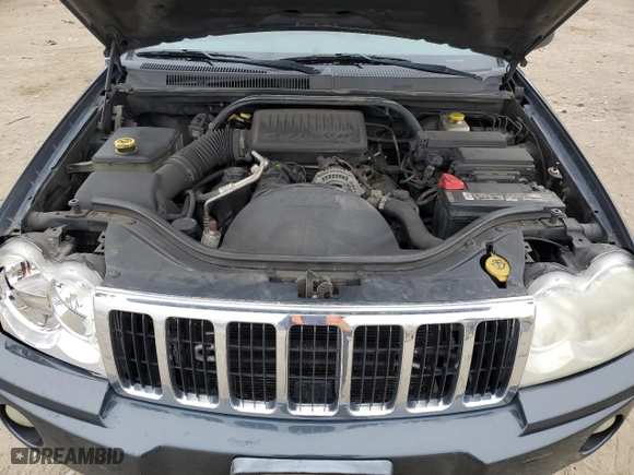 2007 Jeep Grand Cherokee Limited with VIN 1J8HR58P17C642901, listed as a Copart auction lot 48609185 with 153,195 mi miles and Salvage Title. Bid and sale history available at carsss.com. Image 13.