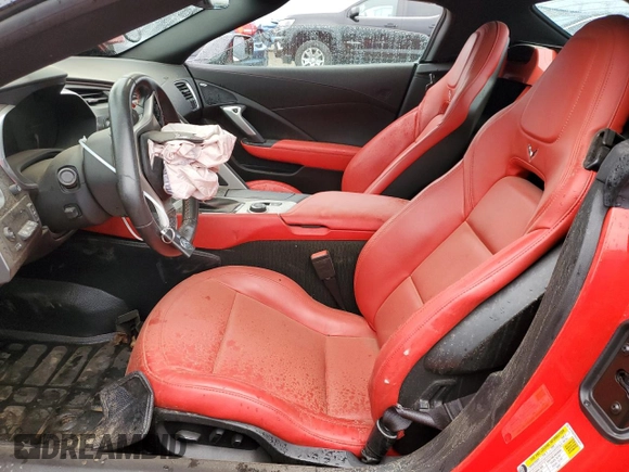 2017 Chevrolet Corvette Z51 2LT with VIN 1G1YK3D72H5121674, listed as a Copart auction lot 53059704 with 27,634 mi miles. Bid and sale history available at carsss.com. Image 7.