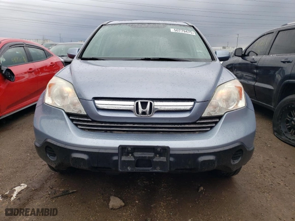 2008 Honda CR-V EX-L with VIN 5J6RE48718L028802, listed as a Copart auction lot 50779475 with 47,190 mi miles and Salvage Title. Bid and sale history available at carsss.com. Image 5.