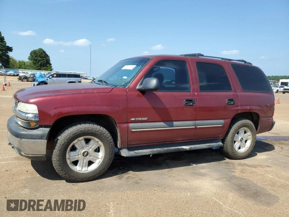 2002 Chevrolet Tahoe LS with VIN 1GNEC13Z52R125580, listed as a Copart auction lot 67901114 with 294,223 mi miles and Salvage Title. Bid and sale history available at carsss.com. Image 1.